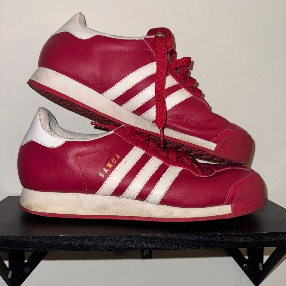 Adidas Samoa Red Sneakers
